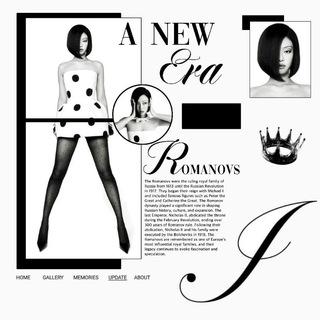 Telegram profile photo for Romanovs info.