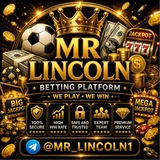 Telegram profile photo for MR LINCOLN BETTING PLATFORM
