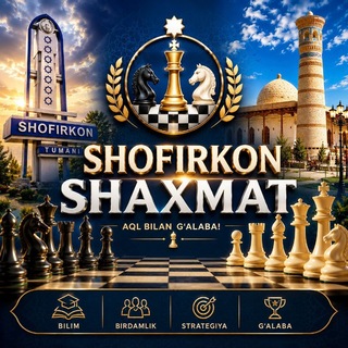 Telegram group profile photo for ♛Shaxmat_Shofirkon♕