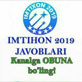 Telegram profile photo for imthon_javoblari2021