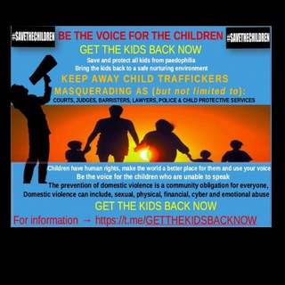 Telegram profile photo for 🚨GET THE KIDS BACK NOW🚨