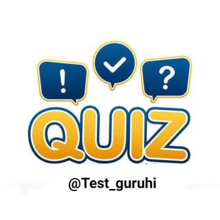 Telegram profile photo for QUIZ TESTLAR