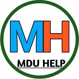 Telegram profile photo for MDU HELP