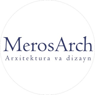 Telegram profile photo for MEROS | Arxitektura va Dizayn studiyasi