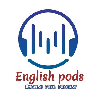 Telegram profile photo for English free podcast
