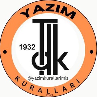Telegram profile photo for TDK | Yazım ve Noktalama Kuralları