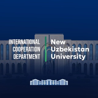 Telegram profile photo for International Cooperation Department |New Uzbekistan University