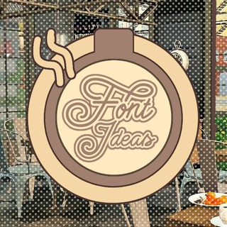 Telegram profile photo for Font Ideas.