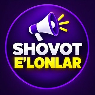 Telegram profile photo for SHOVOT ELONLARI