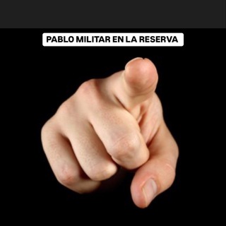 Telegram profile photo for PABLO MILITAR EN LA RESERVA