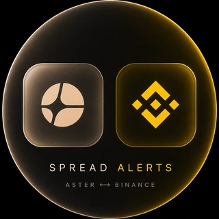 Telegram profile photo for Binance/Aster Spreads 2%