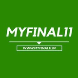 Telegram profile photo for MYFINAL11 - Cricket Community ❤️