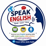 Telegram profile photo for SPEAK ENGLISH
