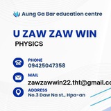 Telegram profile photo for U Zaw Zaw Win - Physics