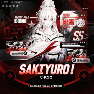 Telegram profile photo for ' 🌺 Sakiyuro 運命 𐁊ㅤ