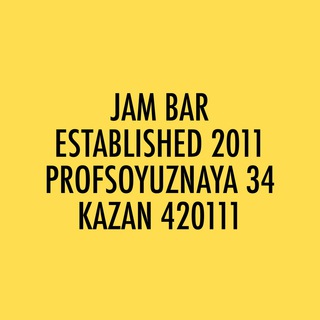 Telegram profile photo for Jam Bar