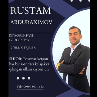 Telegram profile photo for Geografiya Abduraximov
