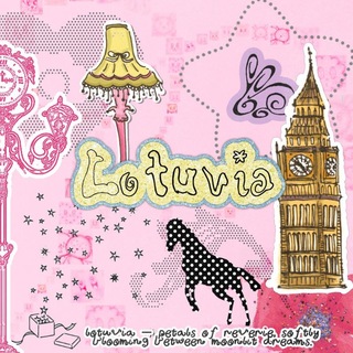 Telegram profile photo for Open! Lotuvia — where moonlit dreams bloom in soft pink skies.