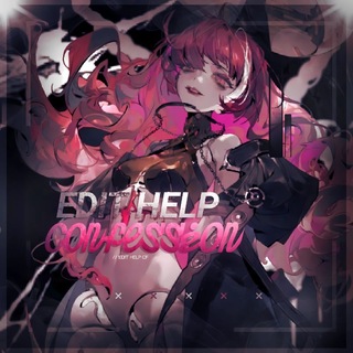 Telegram profile photo for EDIT HELP CONFESSION