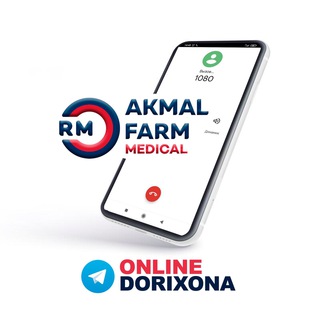 Telegram profile photo for Online Dorixona Akmal Farm Medical