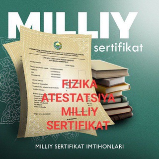 Telegram profile photo for Fizika Milliy sertifikat Atestatsiya