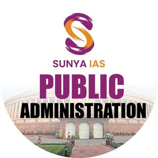 Telegram profile photo for Public Administration - Sunya IAS