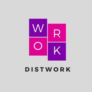 Telegram profile photo for Distwork: вакансии, фриланс, удаленная работа