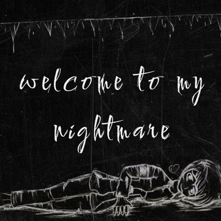 Telegram profile photo for welcome to my nightmare