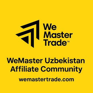 Telegram profile photo for WeMasterTrade info Uzb (affiliate Community)