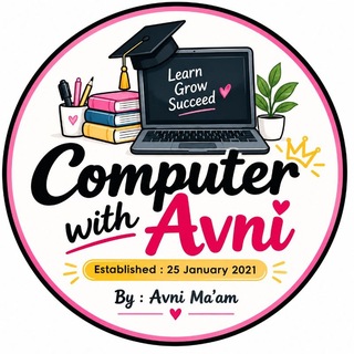 Telegram profile photo for COMPUTER WITH AVNI | Competitive Computer Education π»π