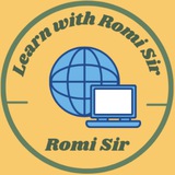 Telegram profile photo for Study With Romi Sir