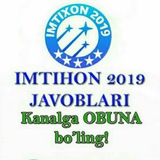 Telegram profile photo for Imtxon-2020-javoblari