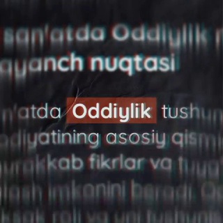 Telegram profile photo for Oddiylik🍃