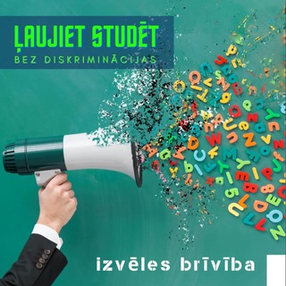 Telegram profile photo for #ĻAUJIET STUDĒT BEZ DISKRIMINĀCIJAS