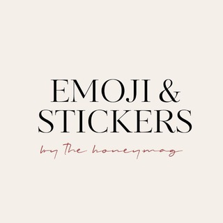 Telegram profile photo for Emoji & stickers by @honeymagazine