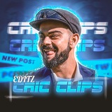 Telegram profile photo for CRICCLIPS πͺπ»
