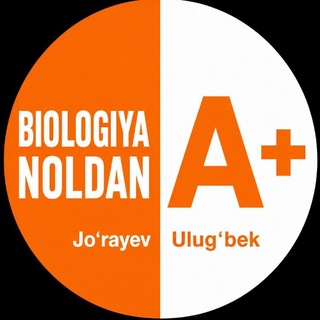 Telegram profile photo for BIOLOGIYA 0 DAN A+ SARI