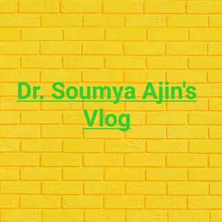Telegram profile photo for Dr. Soumya Ajin's vlog📚