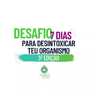 Telegram profile photo for Desafio 7 dias para desintoxicar teu organismo - 3ª edição!👩🏼⚕️Isanete Alonso