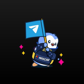 Telegram profile photo for Pengu x NASCAR wall