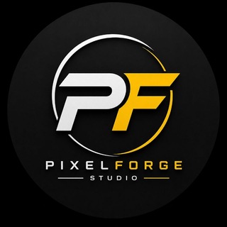 Telegram profile photo for PixelForge Studio