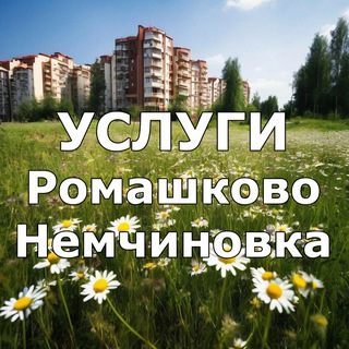 Telegram group profile photo for УСЛУГИ Ромашково Немчиновка