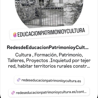 Telegram profile photo for REDES Educación Patrimonio y Cultura