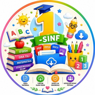 Telegram profile photo for 1- sinf ustozlari