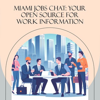 Telegram group profile photo for Miami Jobs Chat