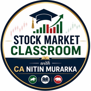 Telegram profile photo for Stock Market Classroom with CA Nitin Murarka