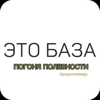 Telegram profile photo for ПОГОНЯ | POGONEA полезности🌿