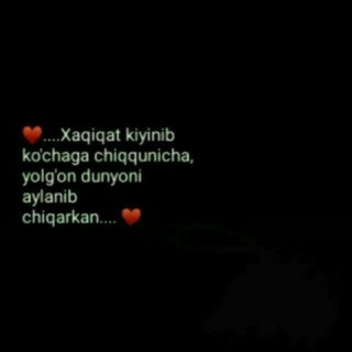 Telegram profile photo for Bu hayotda ham narsa bōlshim mumkun ehtiyot bōl