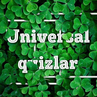 Telegram profile photo for Universal quizlar