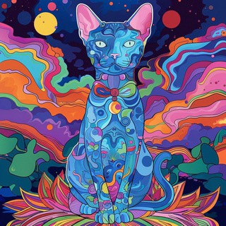 Telegram profile photo for Синий кот (Праздники/открытки/пожелания)